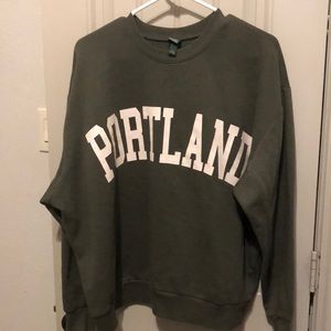 Target Brand oversized graphic Portland sweatshirt